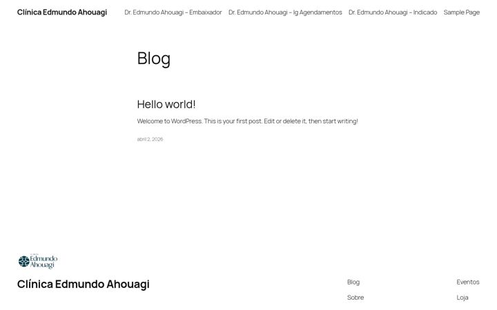 Screenshot of clinicaedmundoahouagi.com.br