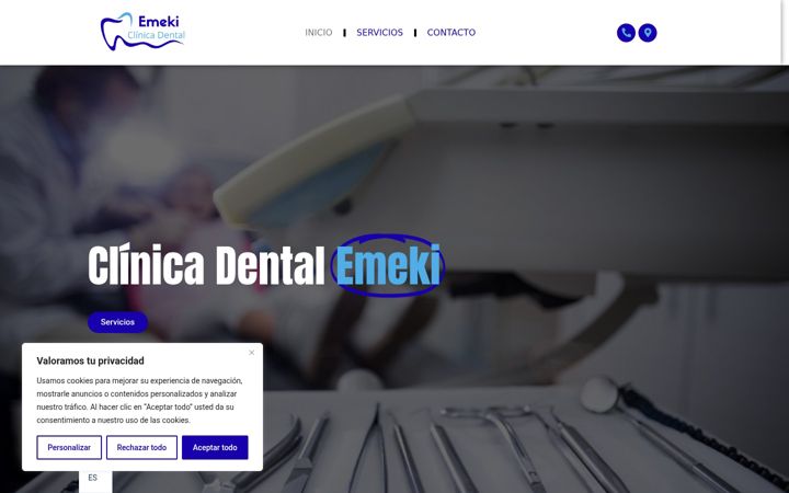 Screenshot of clinicaemeki.com