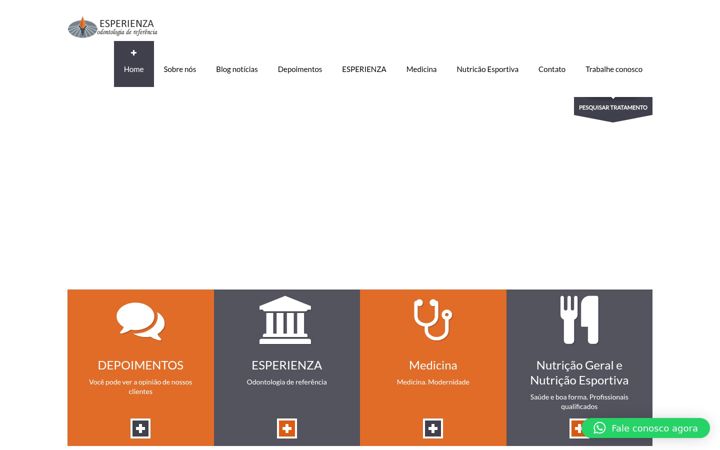 Screenshot of clinicaesperienza.com.br