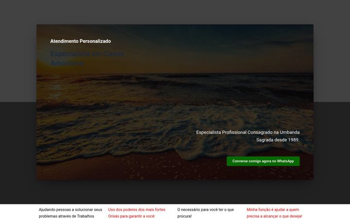 Screenshot di clinicaespiritual.net