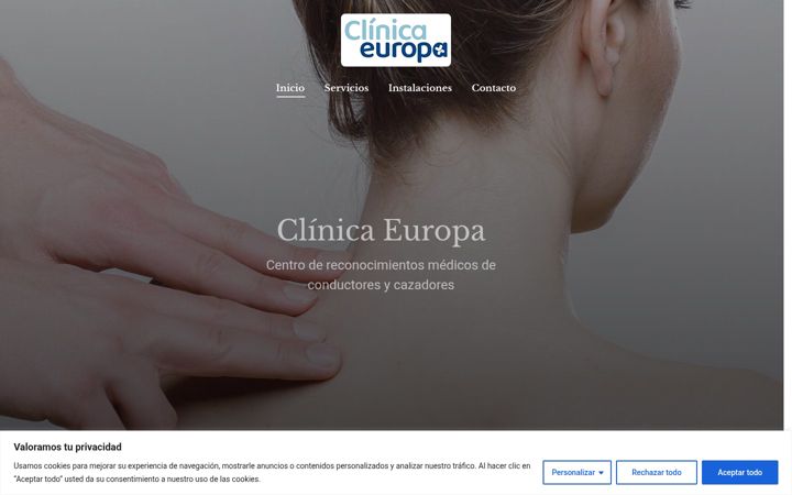 Screenshot di clinicaeuropa.net