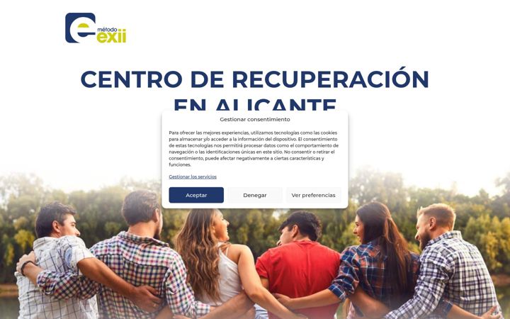 Screenshot of clinicaexii.es