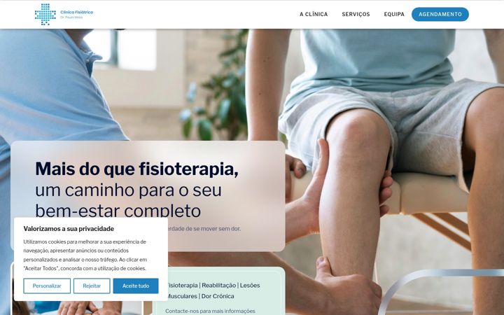 Ekrano kopija clinicafisiatricapaulomaia.pt