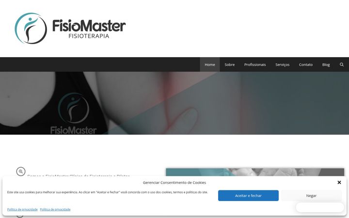 Screenshot of clinicafisiomaster.com