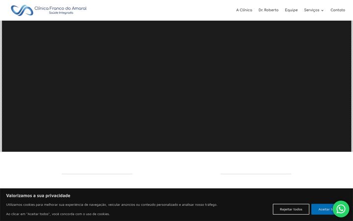 Screenshot di clinicafrancodoamaral.com.br
