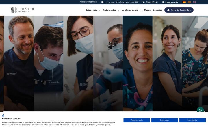 Screenshot of clinicafriedlander.com