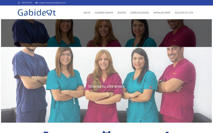 Screenshot of clinicagabidentcardedeu.com