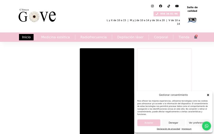 Snímek obrazovky clinicagove.es