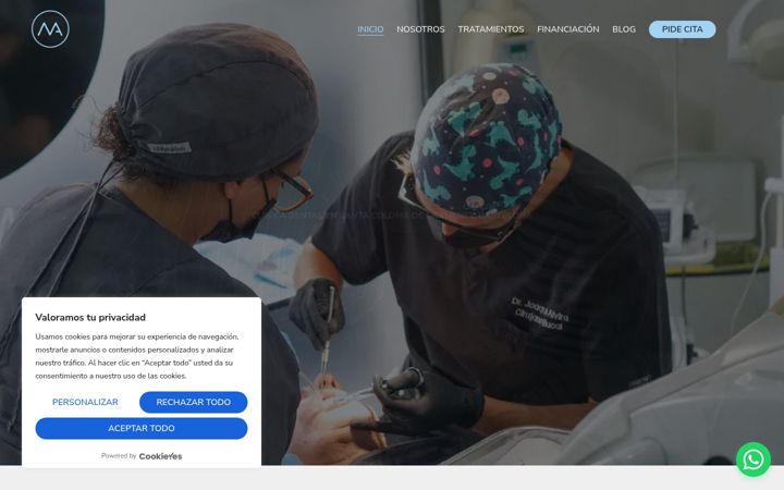 Screenshot of clinicagramadent.com