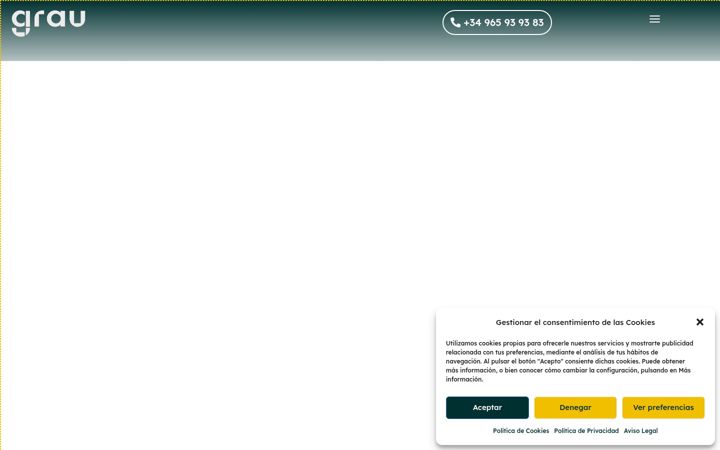 Screenshot of clinicagrau.es