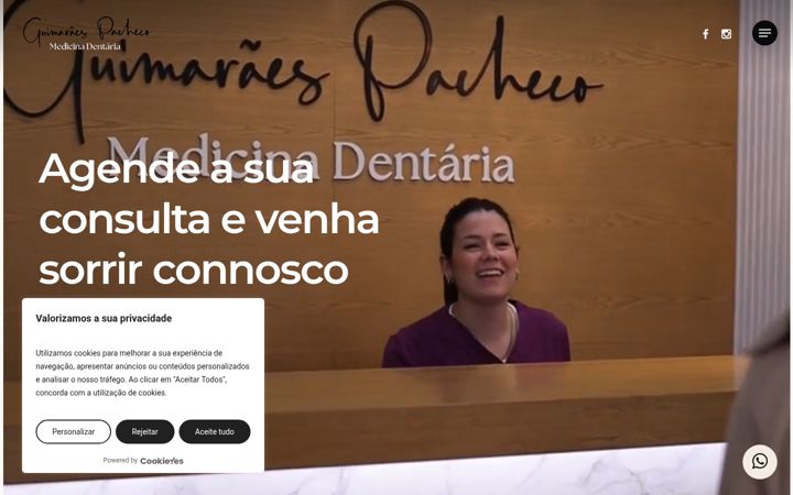 Ekrano kopija clinicaguimaraespacheco.pt