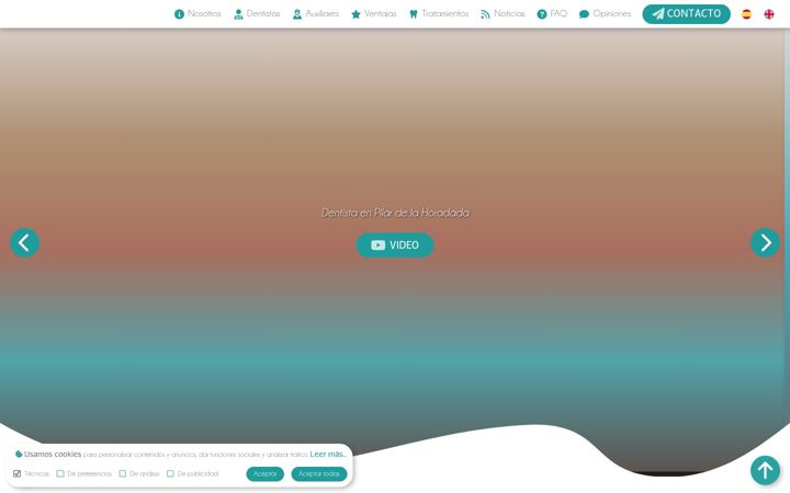 Screenshot of clinicahoradent.com