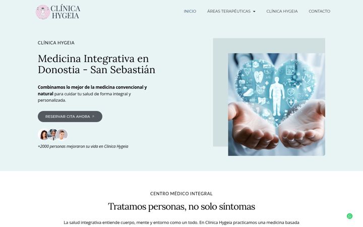 Screenshot of clinicahygeia.com