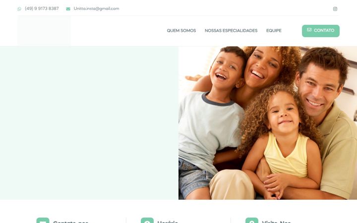 Screenshot of clinicaintegradaunitta.com.br