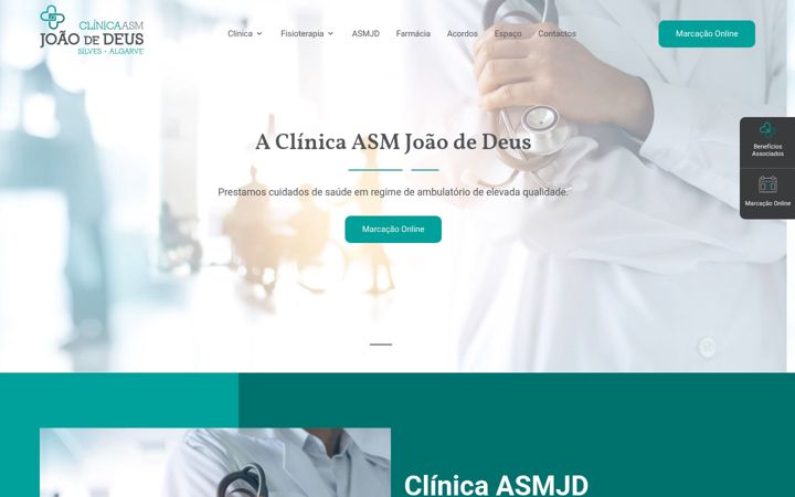 Ekrano kopija clinicajoaodedeus.pt