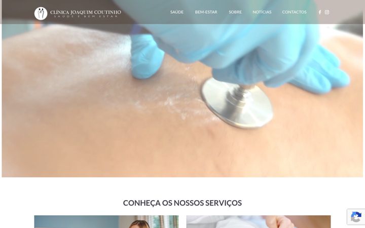 Ekrano kopija clinicajoaquimcoutinho.pt