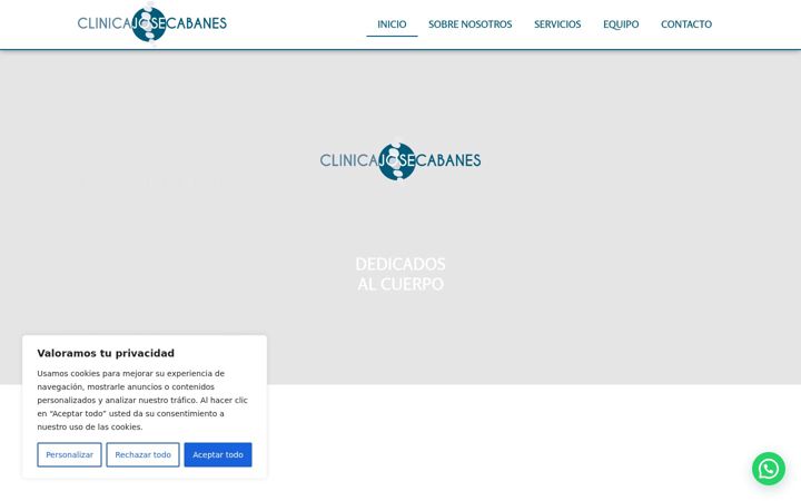 Screenshot of clinicajosecabanes.es