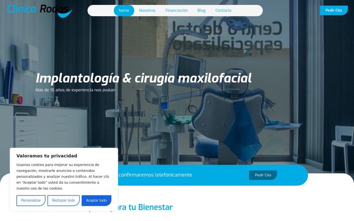 Screenshot of clinicajulianrodas.com