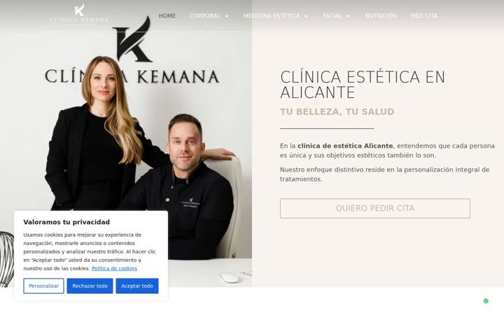 Screenshot of clinicakemana.com