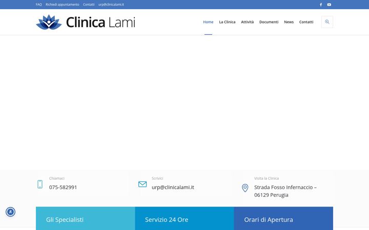 Screenshot of clinicalami.it