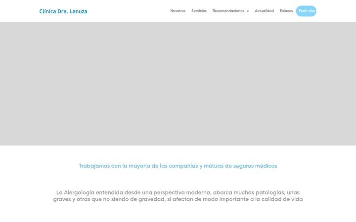 Screenshot of clinicalanuza.com