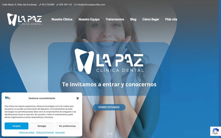 Screenshot of clinicalapazvillar.com
