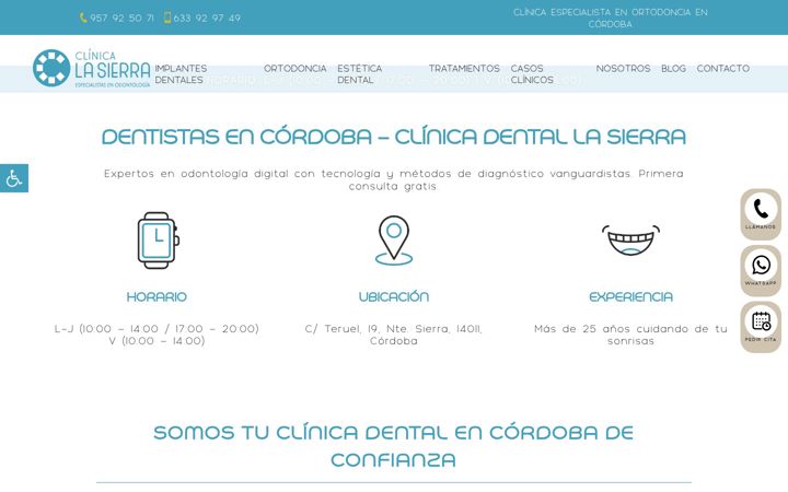 Screenshot of clinicalasierra.es