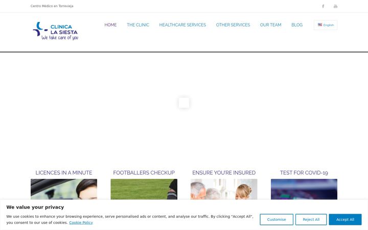 Screenshot of clinicalasiesta.com