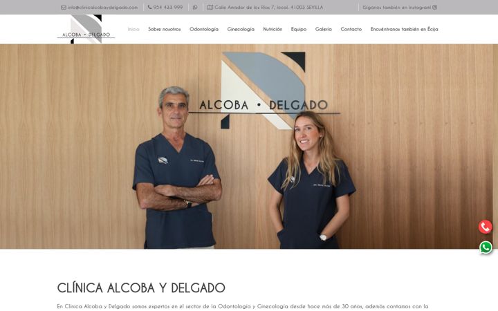 Screenshot of clinicalcobaydelgado.com