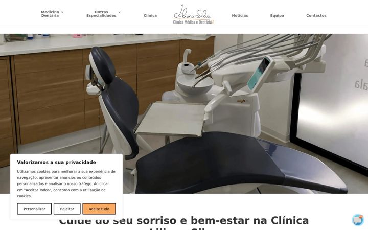 Ekrano kopija clinicalilianasilva.pt