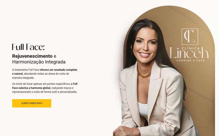 Screenshot of clinicalinceh.com.br