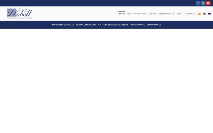 Screenshot του clinicallobell.es