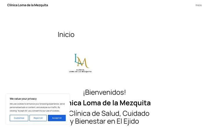 Screenshot of clinicalomamezquita.es