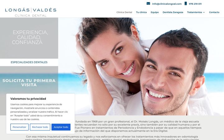 Screenshot of clinicalongval.com