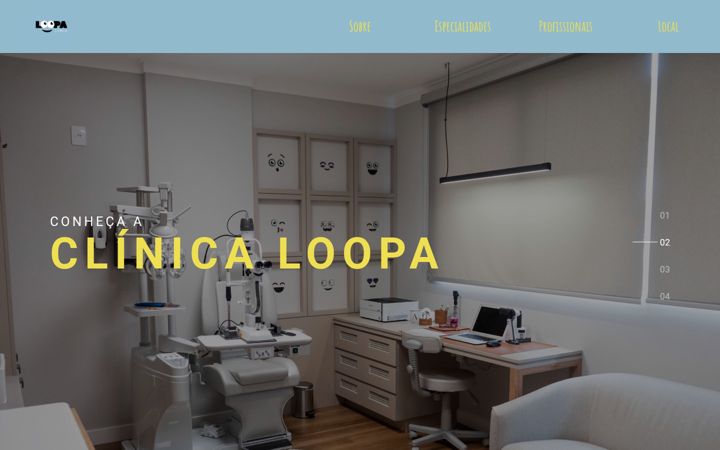 Screenshot of clinicaloopa.com.br