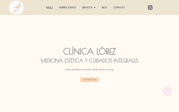 Screenshot του clinicalorez.es