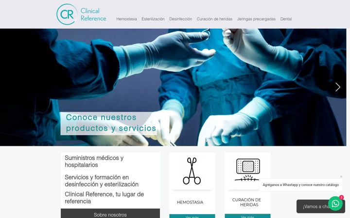 Screenshot του clinicalreference.es