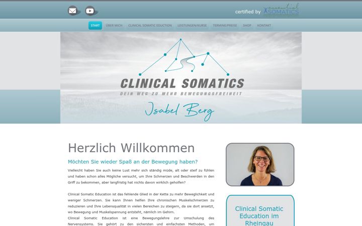 Screenshot of clinicalsomatics.de