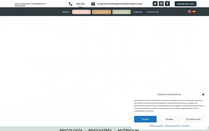 Screenshot of clinicaluces.com