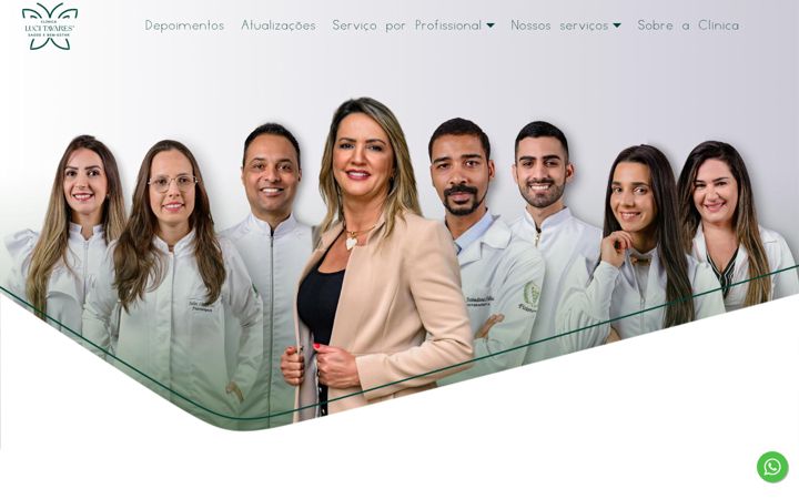 Screenshot of clinicalucitavares.com.br