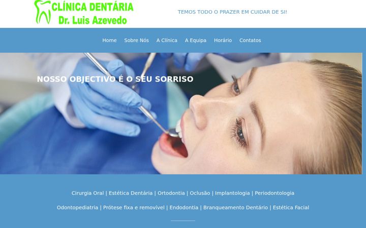 Ekrano kopija clinicaluisazevedo.pt