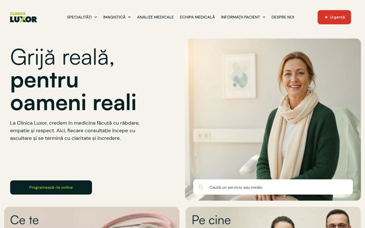 Skjermbilde av clinicaluxorolinic.ro