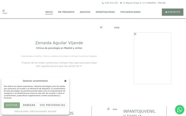 Screenshot of clinicamadridpsicologia.com