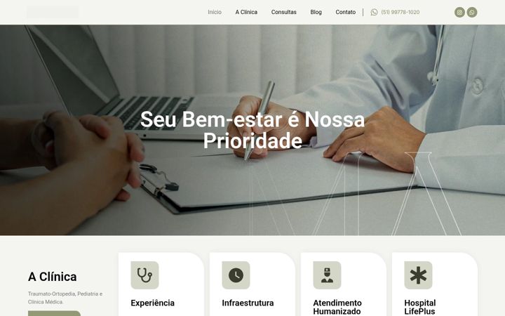Screenshot von clinicamalaquias.com.br