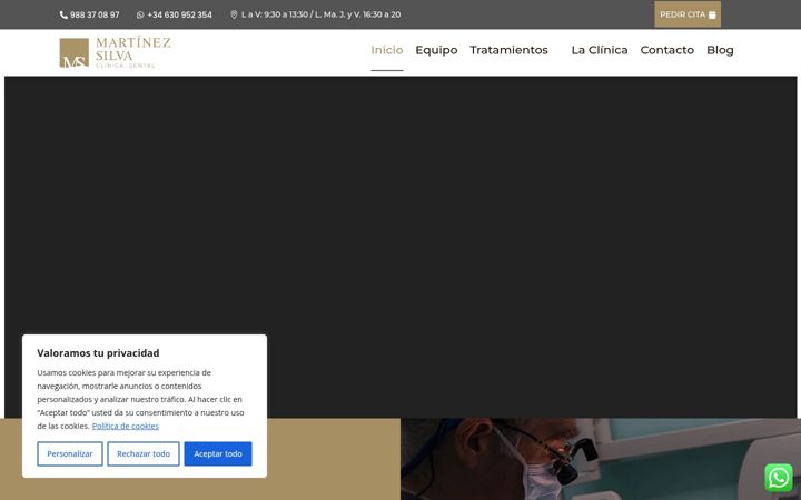 Screenshot of clinicamartinezsilva.com