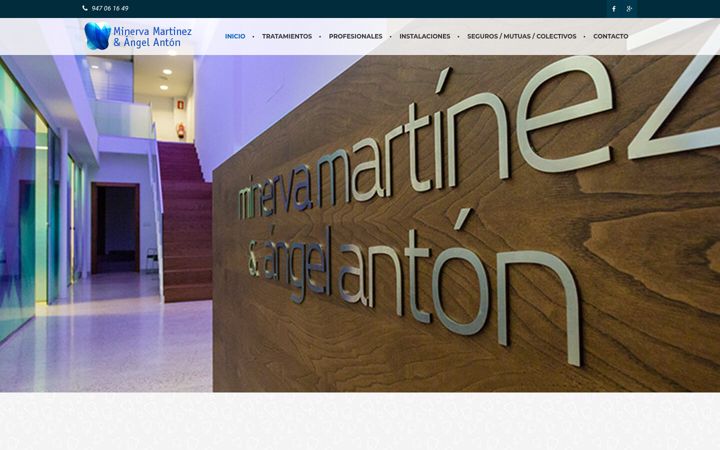 Screenshot of clinicamartinezyanton.es