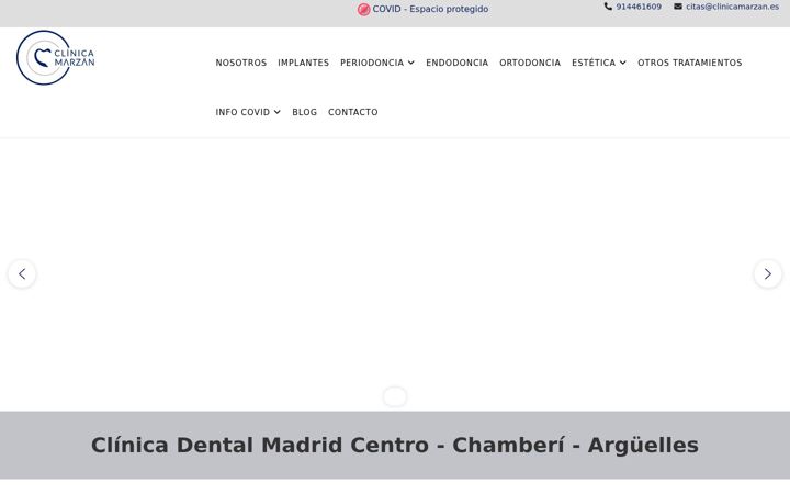 Screenshot of clinicamarzan.es