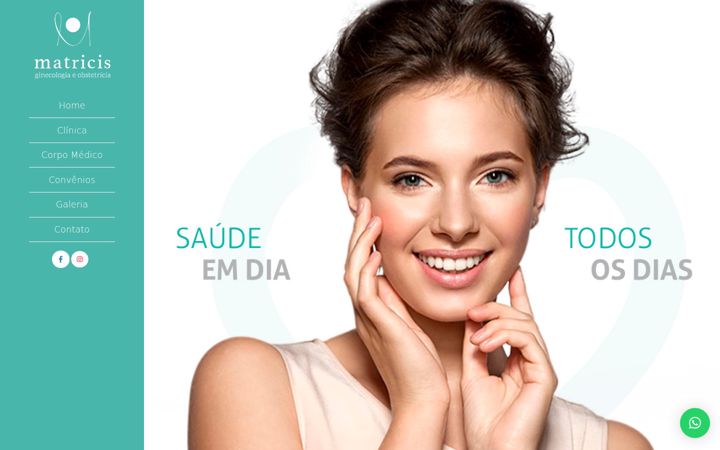 Screenshot von clinicamatricis.com.br