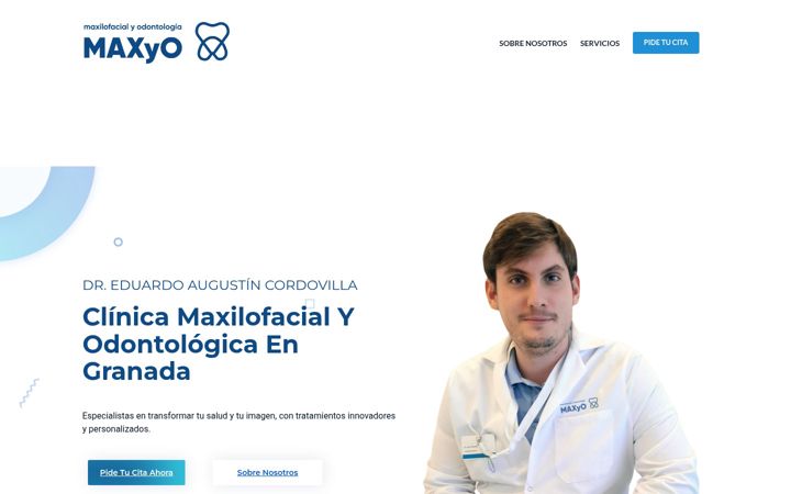 Screenshot of clinicamaxyo.es