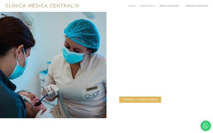 Ekrano kopija clinicamedicacentral.pt
